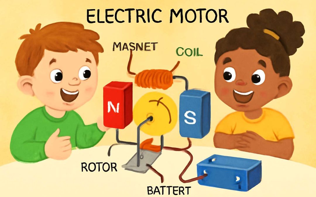 how electric motors work for kids