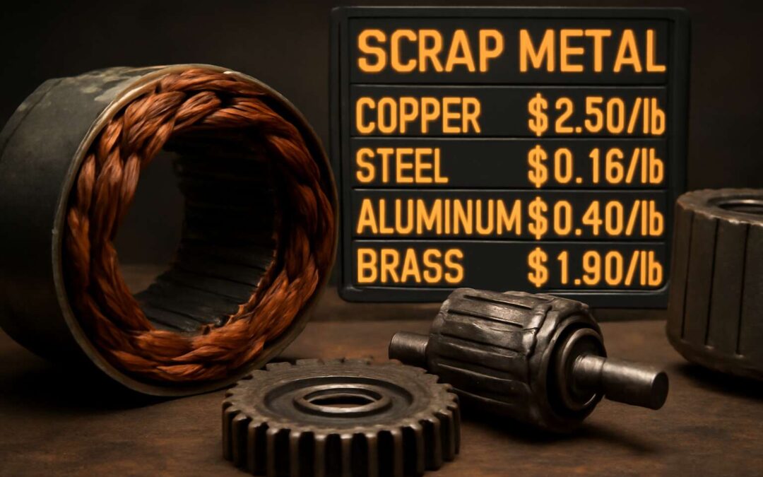 Maximize scrap metal price for electric motors with these quick tips