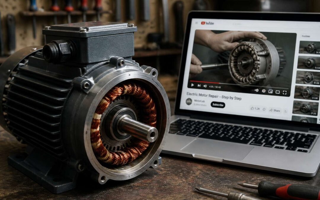 Electric motors youtube: step by step tutorials for repair and upgrade.